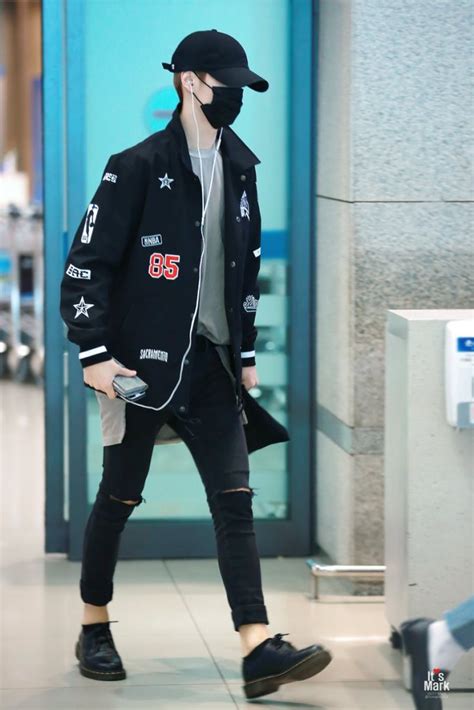 GOT7 MARK'S AIRPORT FASHION - Kpop Korean Hair and Style