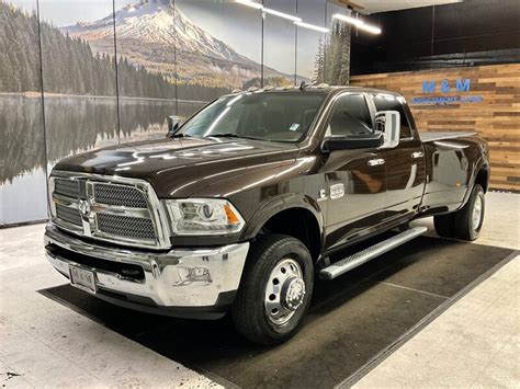 2017 Ram 3500 Laramie Longhorn 4X4 /6.7L DIESEL/DUALLY / AISIN / AISIN ...