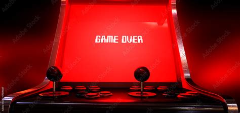 Arcade Game Game Over Stock Photo | Adobe Stock