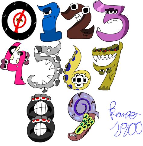 My Designs on Mike Salcedo's Number Lore (0-9) by Romeo1900 on DeviantArt