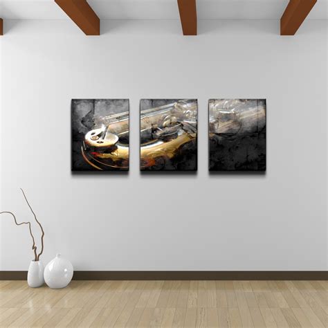 The Color of Jazz IX' 3 Piece Wrapped Canvas Wall Art – Ready2HangArt