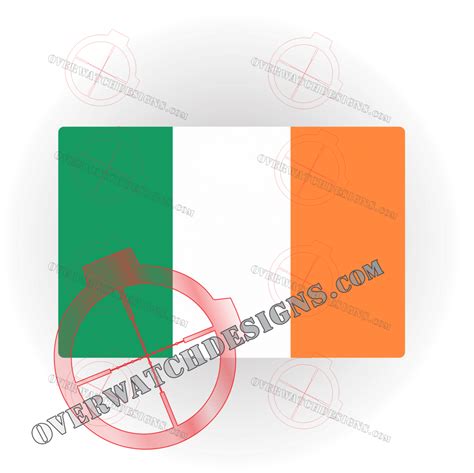 Ireland Flag Sticker - Overwatch Designs