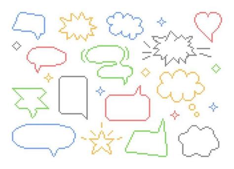 Pixel Speech Bubble Vector Art, Icons, and Graphics for Free Download