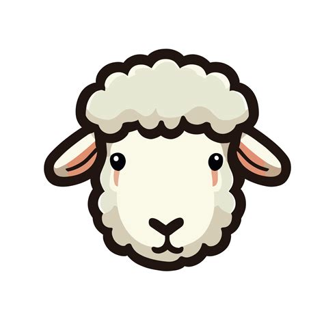 Sheep face clipart transparent background 24029989 PNG