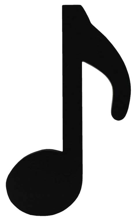 Black Music Note - ClipArt Best