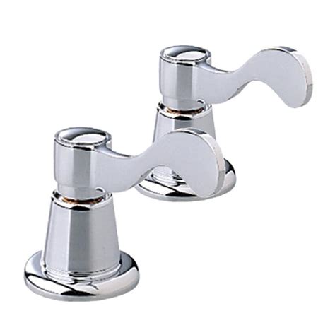 American Standard 2-Pack Chrome Faucet Handles in the Bathroom Sink ...