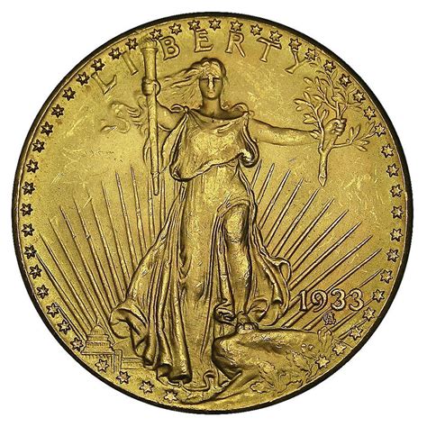 1933 Double Eagle Gold coin Photograph by Thomas Pollart