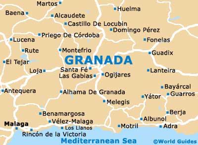 Map of Federico Garcia Lorca Granada Jaen Airport (GRX): Orientation ...