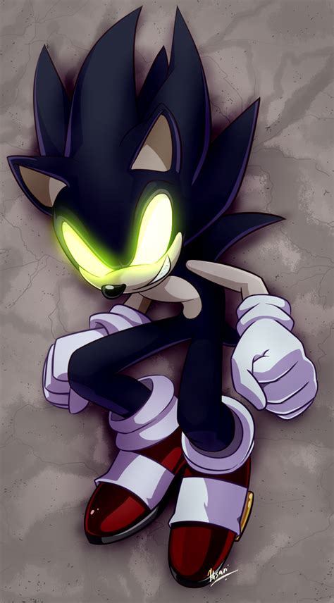 Dark Sonic (colored) by Myly14 on DeviantArt