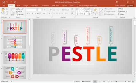 Animated PESTLE Analysis Presentation Template For PowerPoint