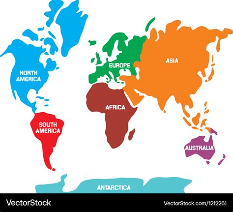 Free Map Of The World Continents - Dniren Hildagard