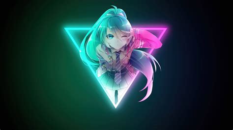 88 Wallpaper Anime Girl Neon Images & Pictures - MyWeb