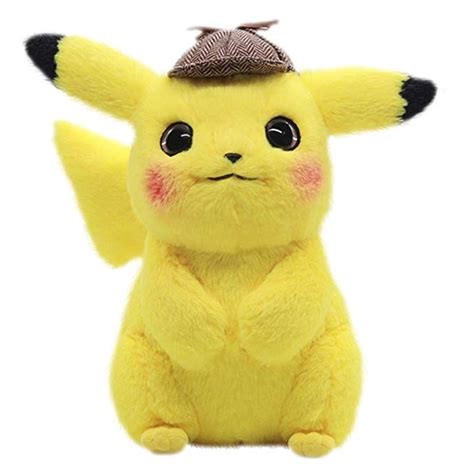 Siaonvr Detective Pikachu Plush Stuffed Animal Toy - Walmart.com ...