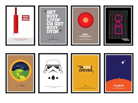 Minimalist Movie Posters Movie Home Decor Movie Gift Movie - Etsy UK