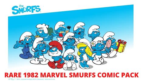 Rare Smurfs 1982 Marvel Comic Book Pack! - YouTube