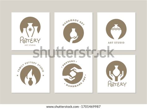 Set Vector Logo Layouts Art Studio Stock Vector (Royalty Free ...