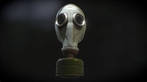 Russian GP-5 Gas Mask - (Filter Damaged) - Download Free 3D model by ...