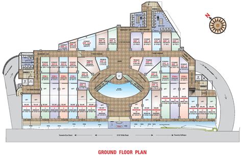 Shopping Mall Ground Floor Plan - floorplans.click