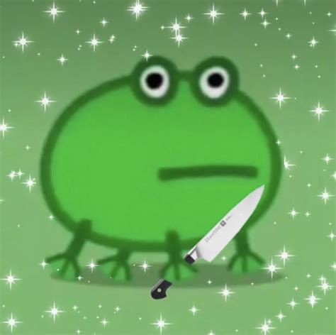 Stabbie froggie | Frog meme, Frog art, Frog pictures