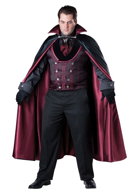 Men's Plus Size Midnight Vampire Costume | ubicaciondepersonas.cdmx.gob.mx