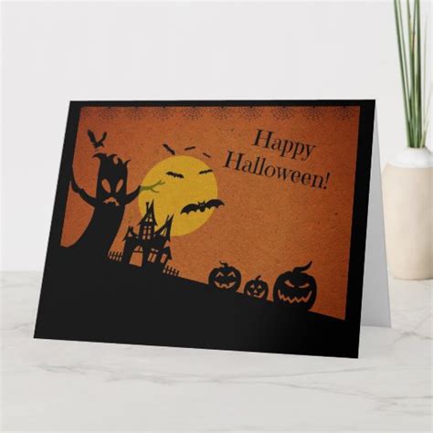 Spooky Halloween Card | Zazzle.com