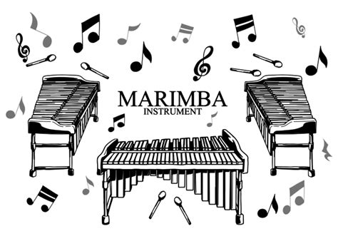 Marimba Instrument Vector 135584 Vector Art at Vecteezy