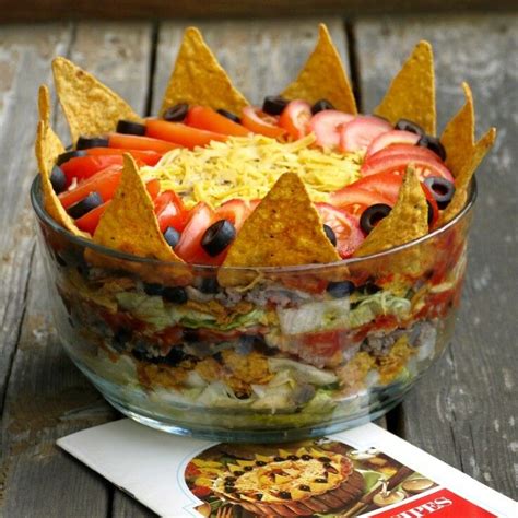 Favorite Layered Taco Salad | Vintage Recipe Redux