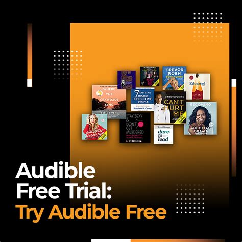 Try Audible free: choose any title with a 30-day trial!