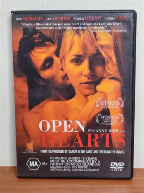 OPEN HEARTS DVD Reg 4 Mads Mikkelsen/Sonja Richter (2002 Danish movie ...