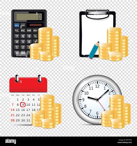 Finance and banking vector icons set Stock Vector Image & Art - Alamy