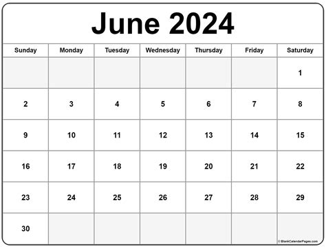 2024 june calendar - june 2024 calendar free blank printable with ...