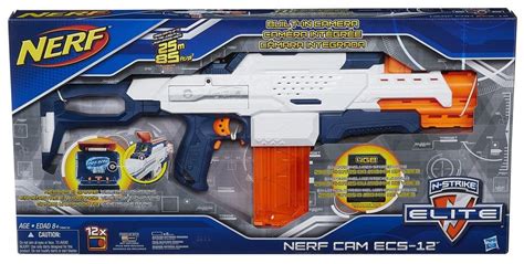 Nerf N-Strike Elite Nerf Cam ECS-12 Blaster, Blasters & Foam Play ...