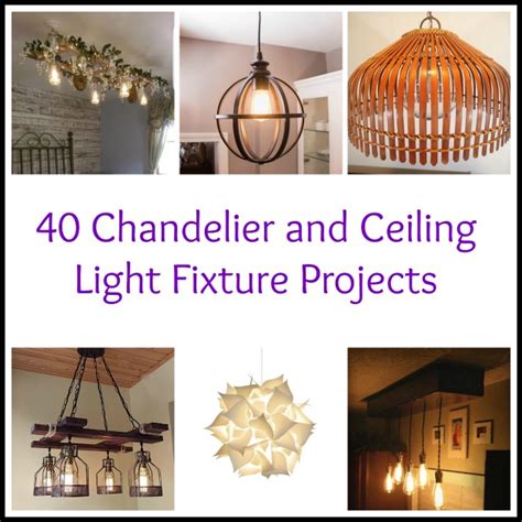 40 DIY Chandelier and Ceiling Light Fixture Ideas