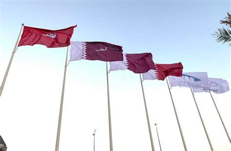 ILoveQatar.net | Qatar Museums installs historical flag display outside ...