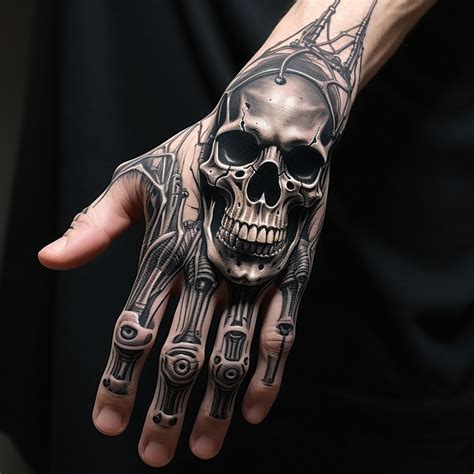 Skeleton Hand Tattoo Drawings