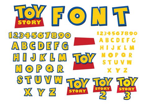 Toy Story FONT SVG Toy Story SVG Toy Story Alphabet Svg Toy - Etsy ...