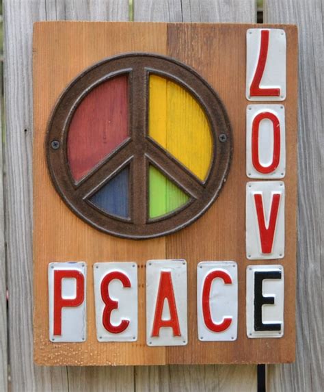 Peace Peace Sign Wall Art love