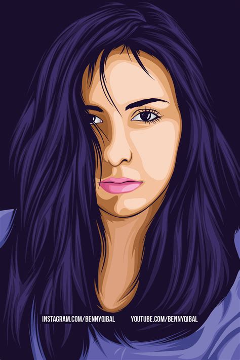 Girl Vector Portrait Tutorial Illustrator on Behance