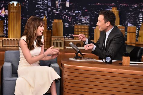 'Fifty Shades' Dakota Johnson & Jimmy Fallon Make Unsexy Phrases Sexy ...