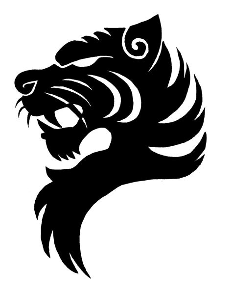 Tiger Logo Png Black