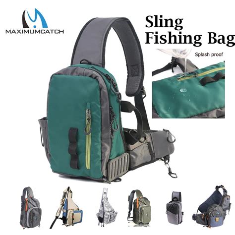 Maximumcatch Splash Waterproof Fly Fishing Sling Bag Multi Purpose ...