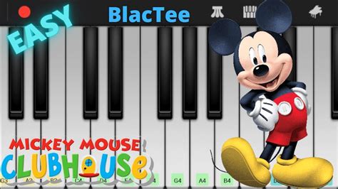 Mickey Mouse Clubhouse Theme Song - Easy Piano Tutorial Chords - Chordify