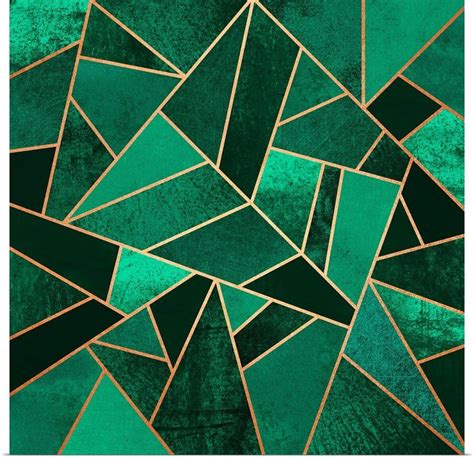 Awasome Emerald Green Geometric Wallpaper Ideas - gerdman.hyperphp.com