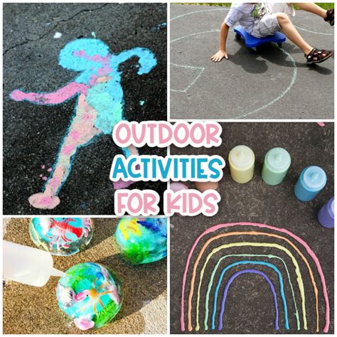 Fun Outdoor Activities for Kids - Messy Little Monster