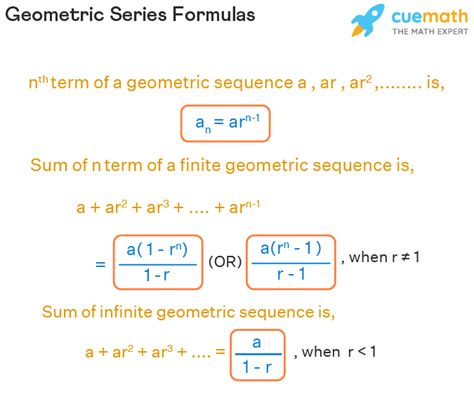 Geometric Series - Formula, Examples, Convergence