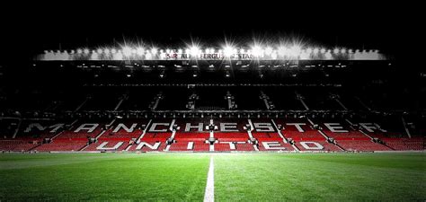 Stadium Backgrounds Old Trafford Night - Wallpaper Cave