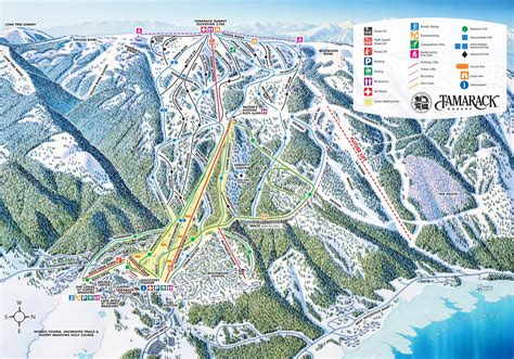 Tamarack Resort Ski Map - skiflicks.com