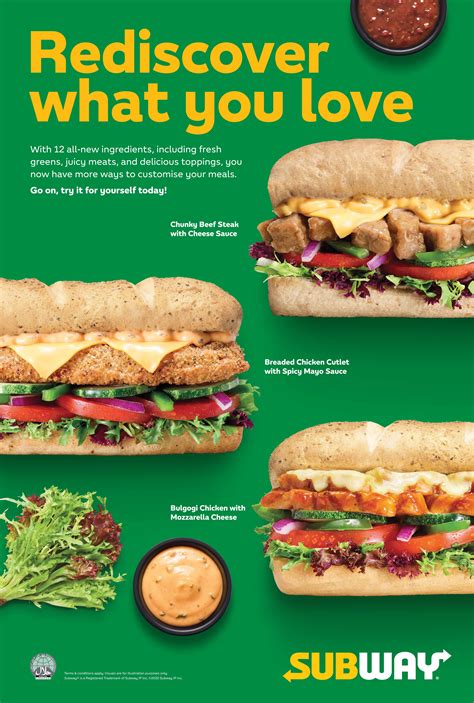 Subway New Menu Malaysia - redsatuo