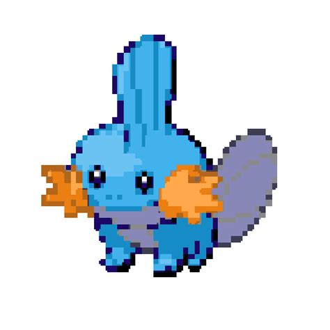 Mudkip Pixel Art / Today's pixel art displays the adorable little ...