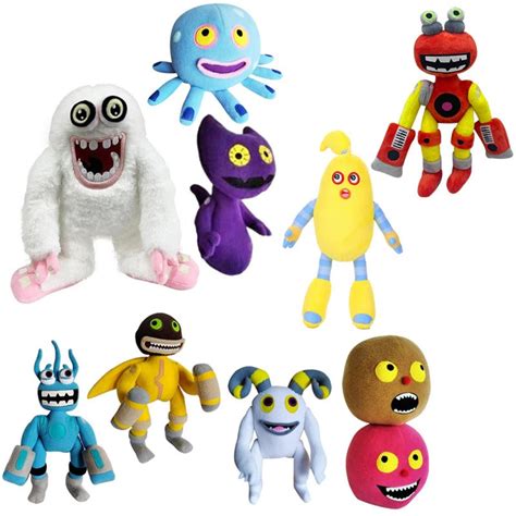 30cm Set 9pcs My Singing Monsters Plush | My Singing Monsters Plush